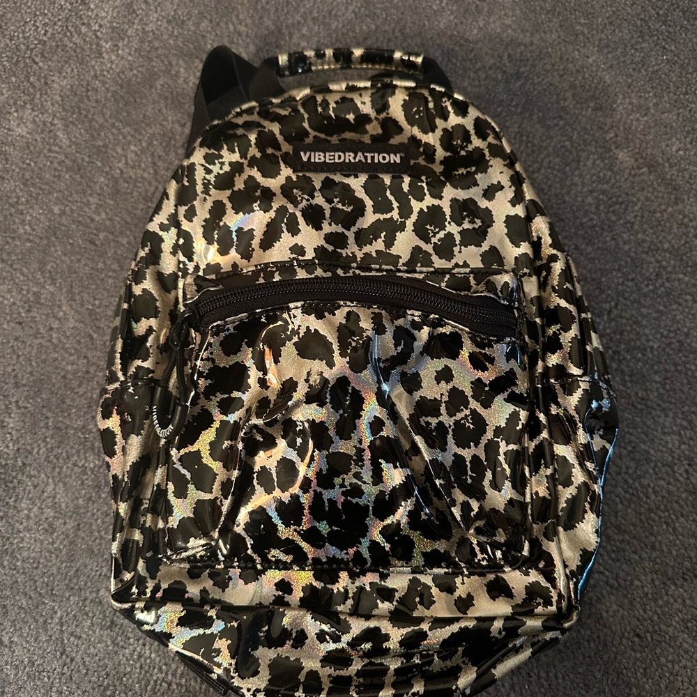Vibedration Leopard Print Backpack - image 1